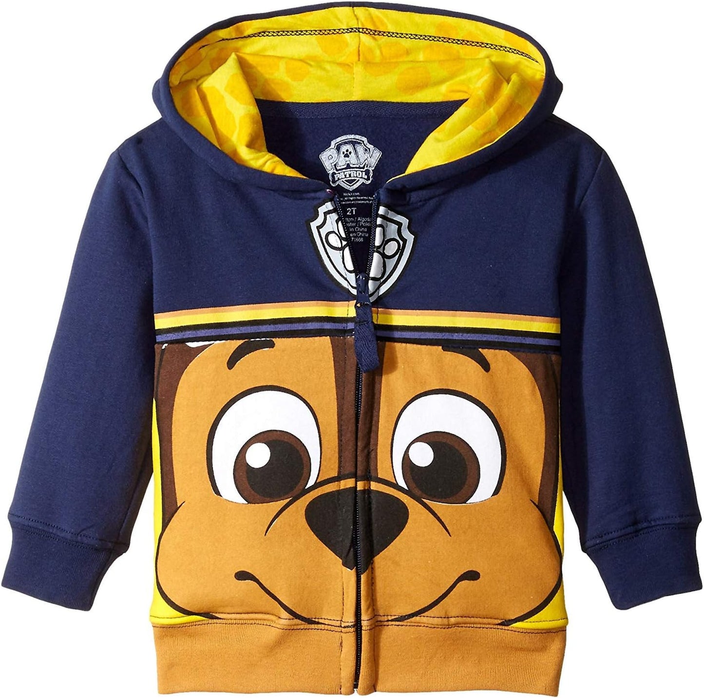 PAW Patrol Boys' Toddler Character Big Face Zip-up Hoodies Review