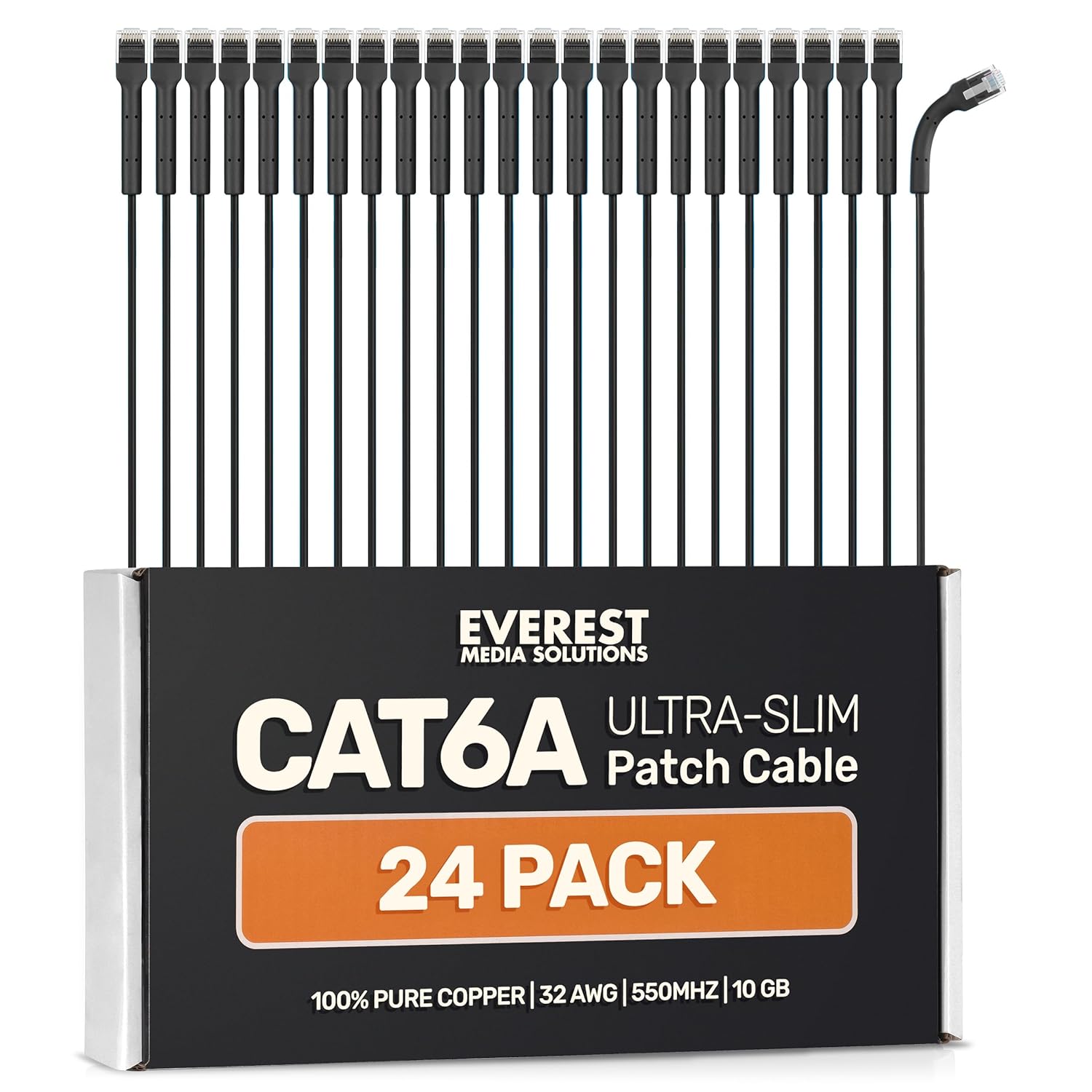 Ultra Slim Cat6a Ethernet Patch Cables for High-Speed Networking
