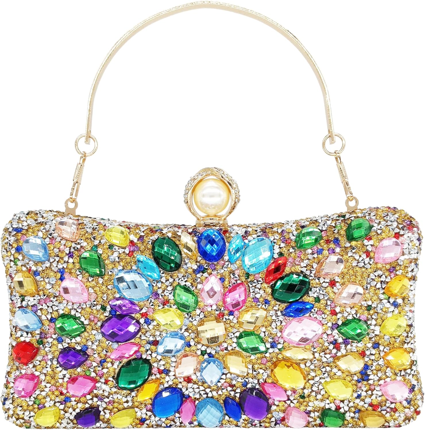Rhinestone Clutch Purses for Women Evening Wedding Formal Bag