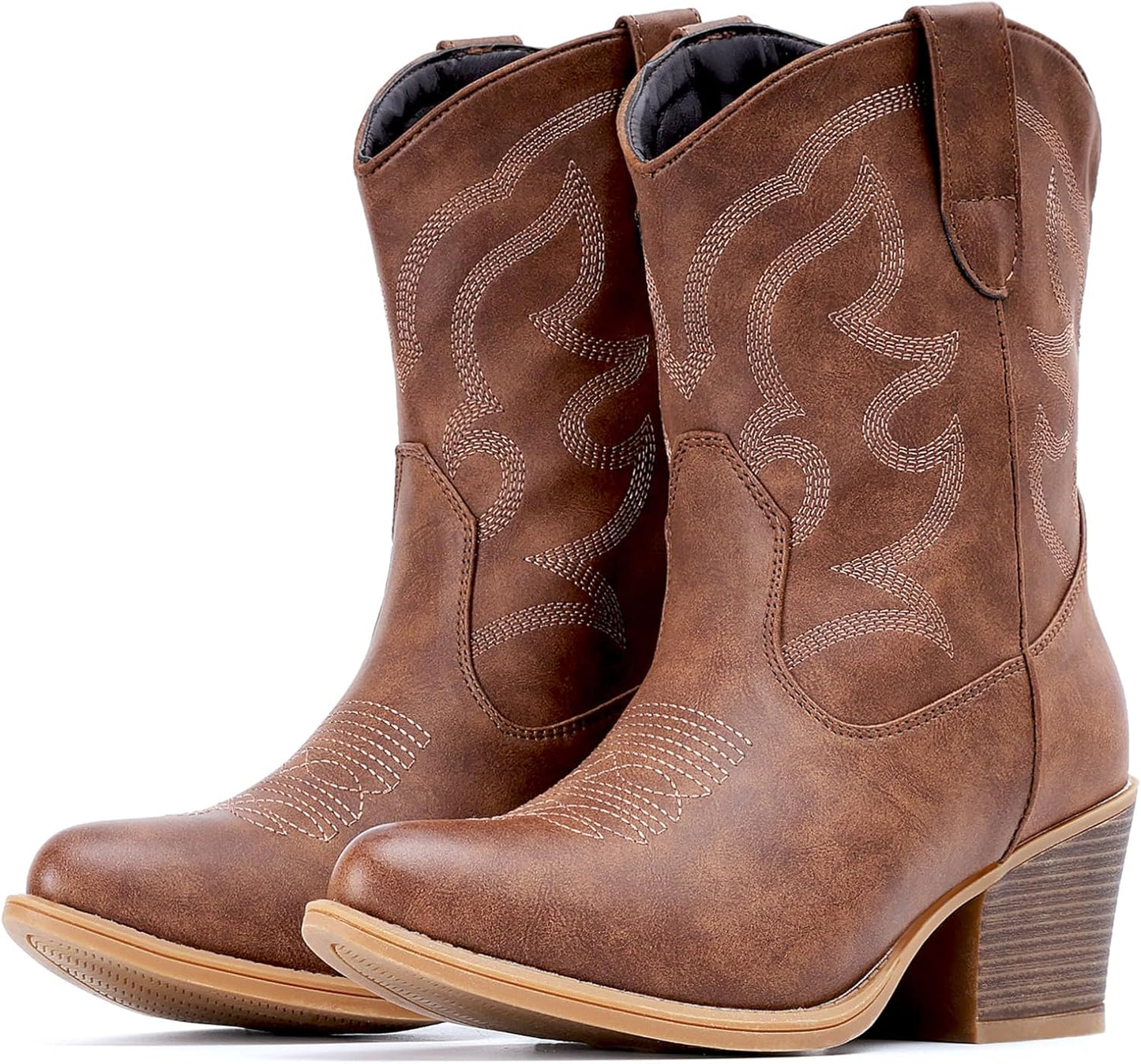 Stylish IXU Cowboy Boots for Women - Comfortable Western Booties
