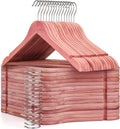TOPIA HANGER American Red Cedar Wooden Hangers 30 Pack - Natural Cedar