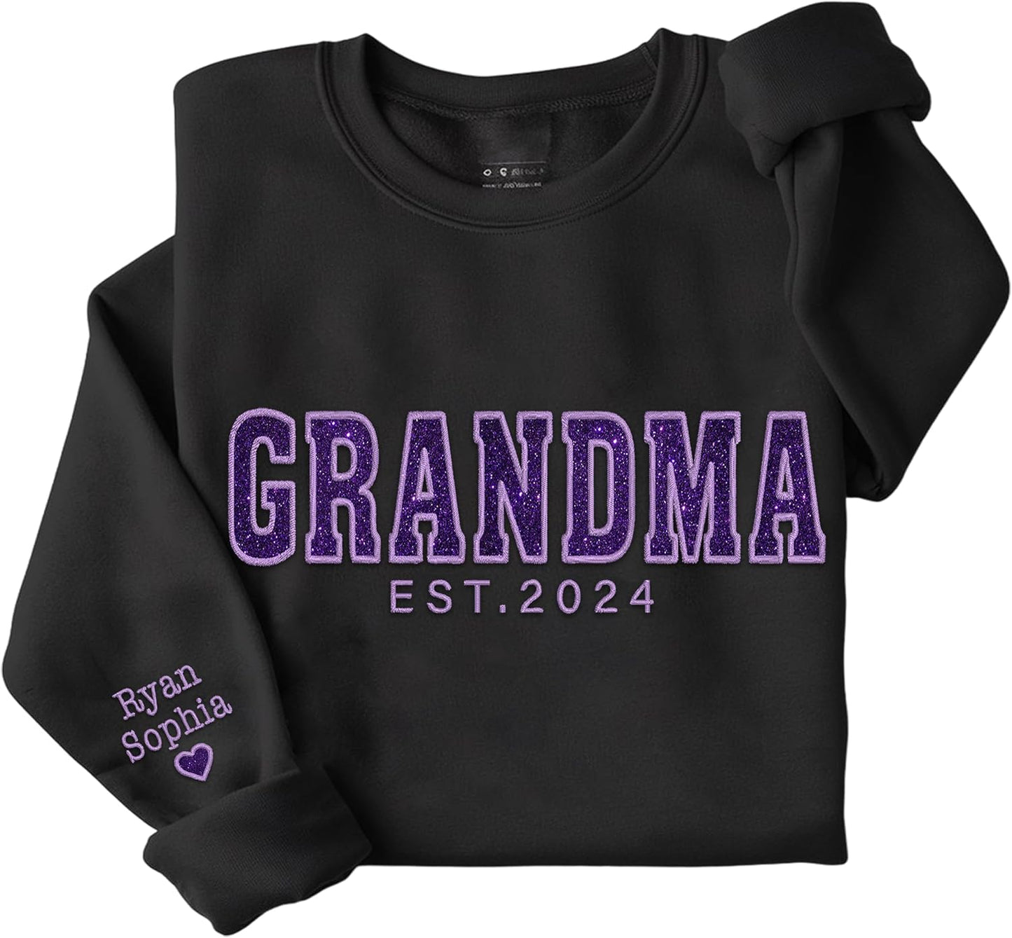Custom Glitter Sweatshirt - Add Sparkle to Your Style!