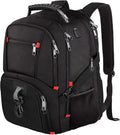 Extra Large 50L Travel Laptop Backpack With USB Charging Port - TSA