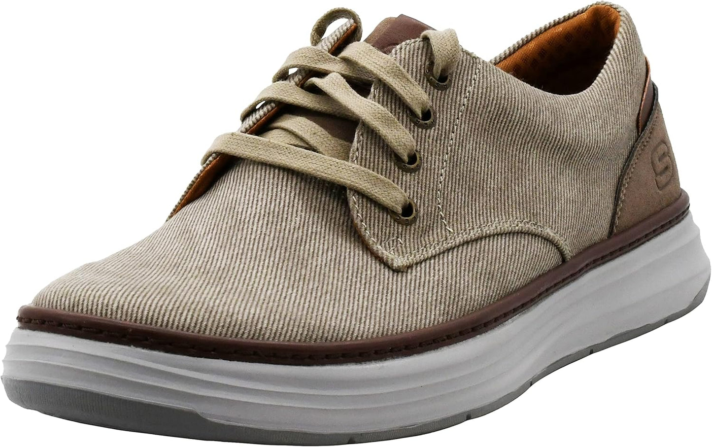Skechers Men's Moreno-Ederson Canvas Oxford Shoe for Comfort