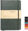 Journal notebook A5 Lined Dark Green - Durable Hardcover Journal