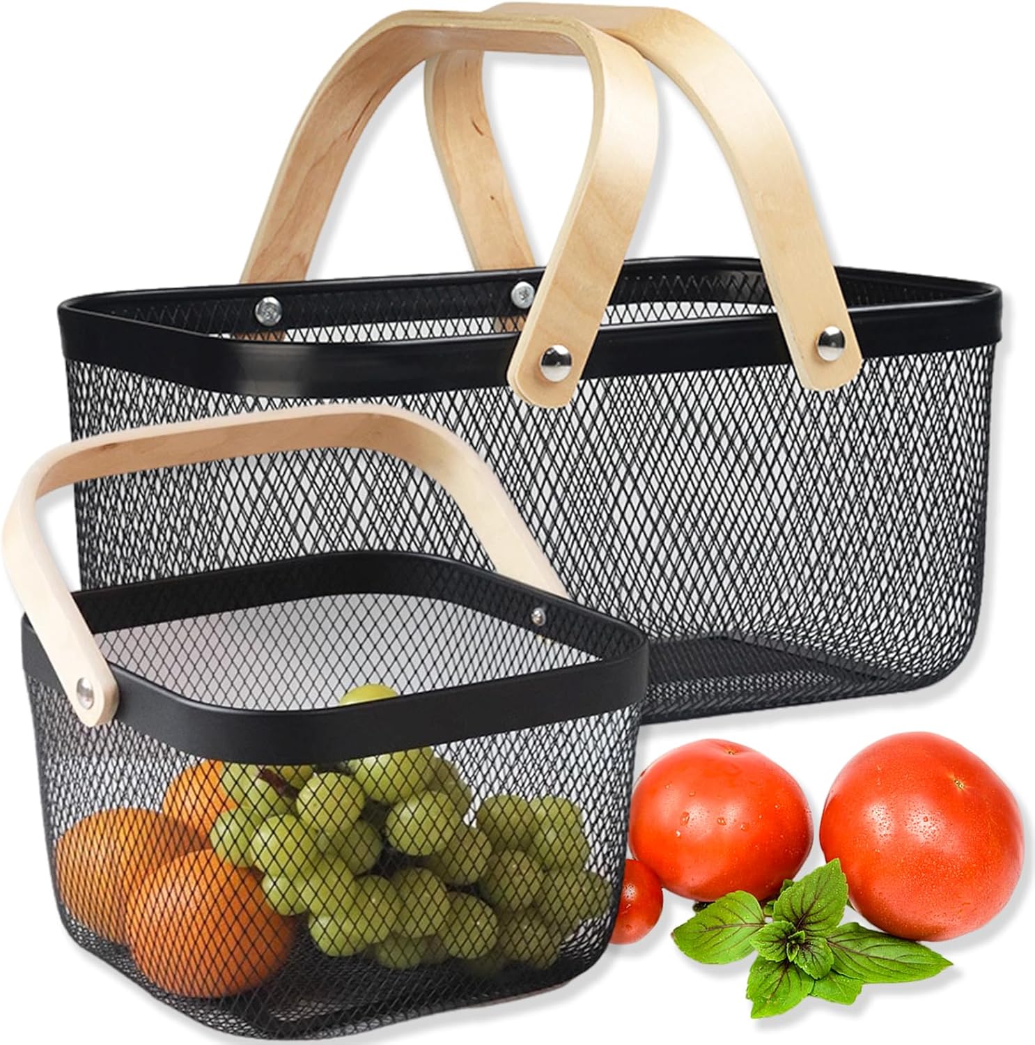 Cheardia Picnic Baskets for Garden Storage and Harvesting Needs