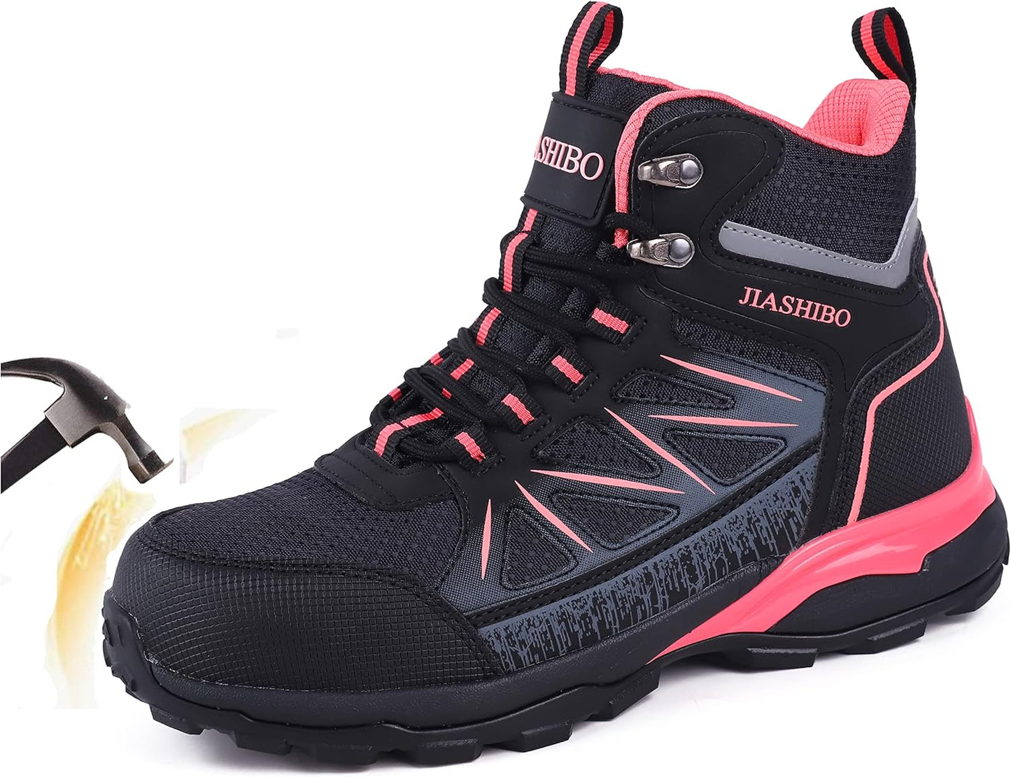 Steel Toe Work Boots for Women - Comfortable Insulated Sneakers