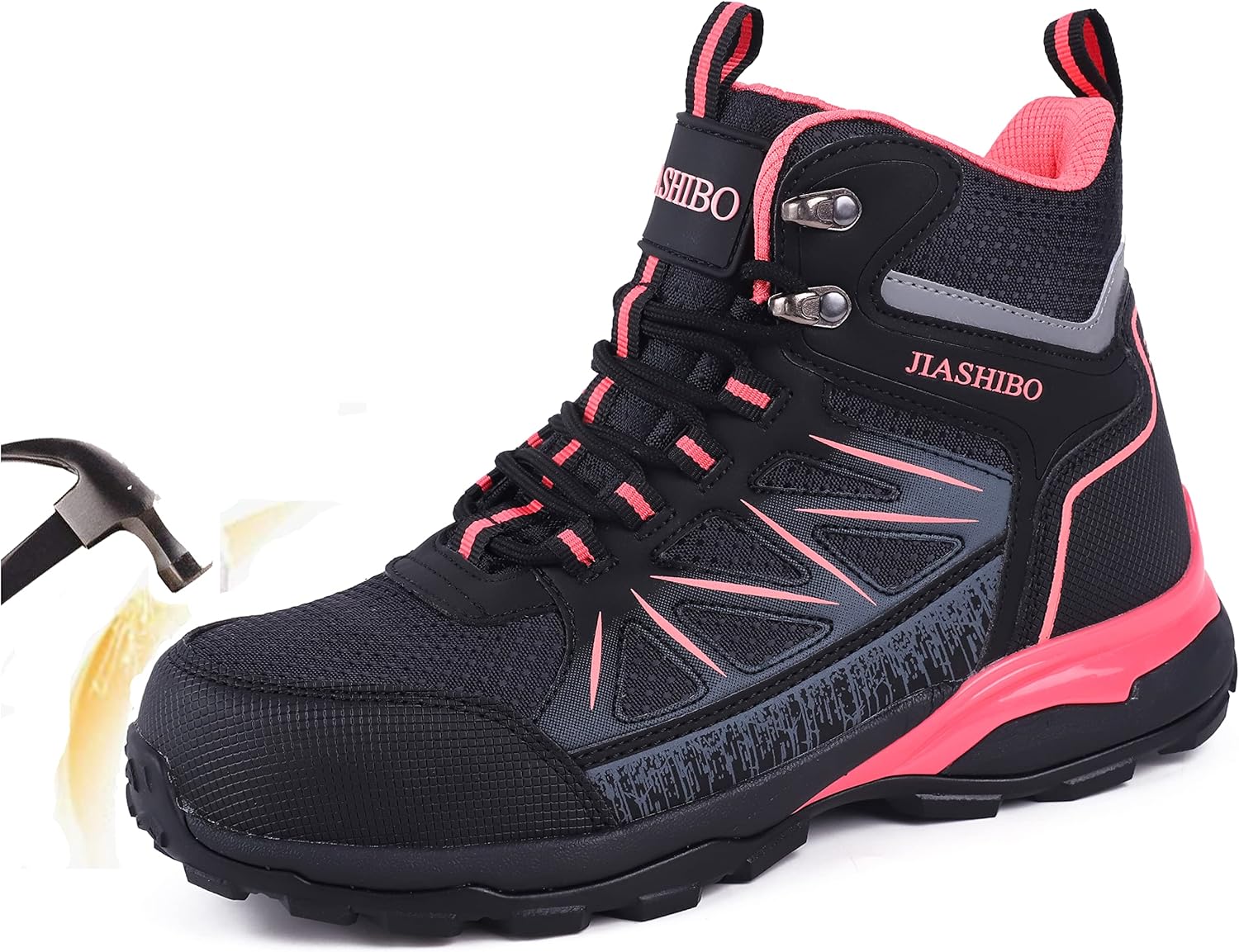 Steel Toe Work Boots for Women - Comfortable Insulated Sneakers