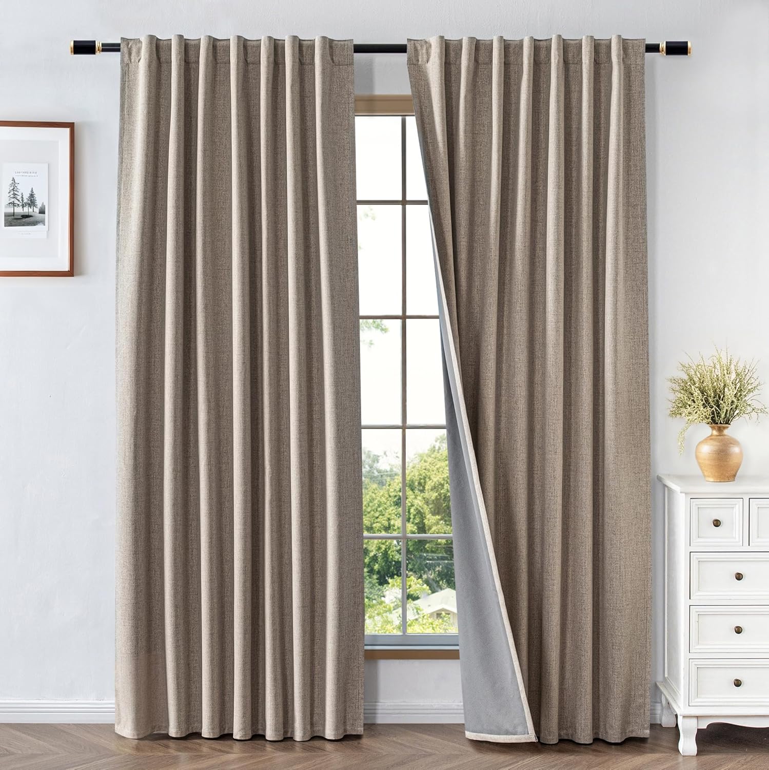 100% Blackout Curtains for Bedroom - Total Comfort & Style
