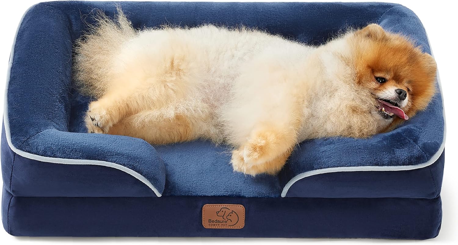 Bedsure Orthopedic Dog Bed for Small Dogs - Comfort & Support