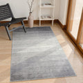 Wonnitar Washable Grey Area Rug 3x5 for Modern Living Spaces