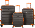 Rockland Melbourne Expandable Hardside Luggage Set with Wheels
