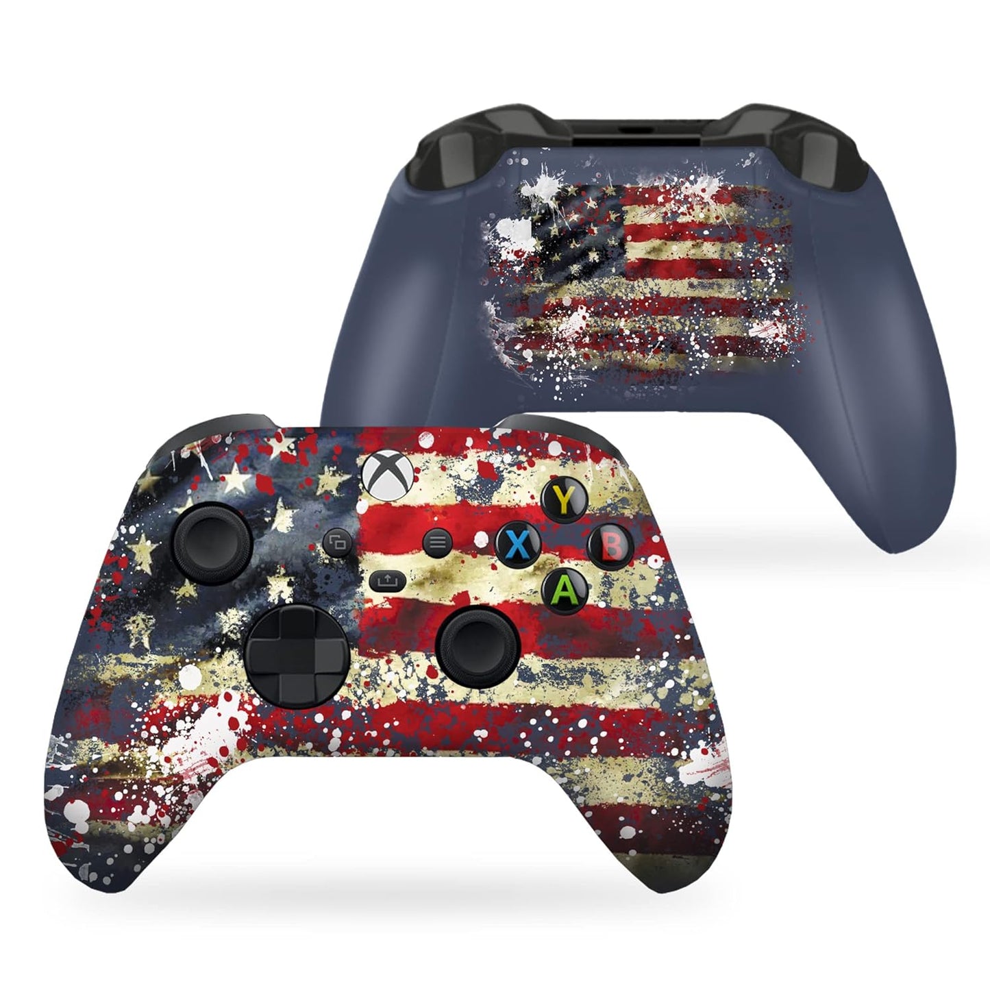 Custom Tattered Flag Wireless X-box Controller for Gamers