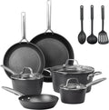 GRANITESTONE 14 Pc Induction Cookware Set - Durable Nonstick