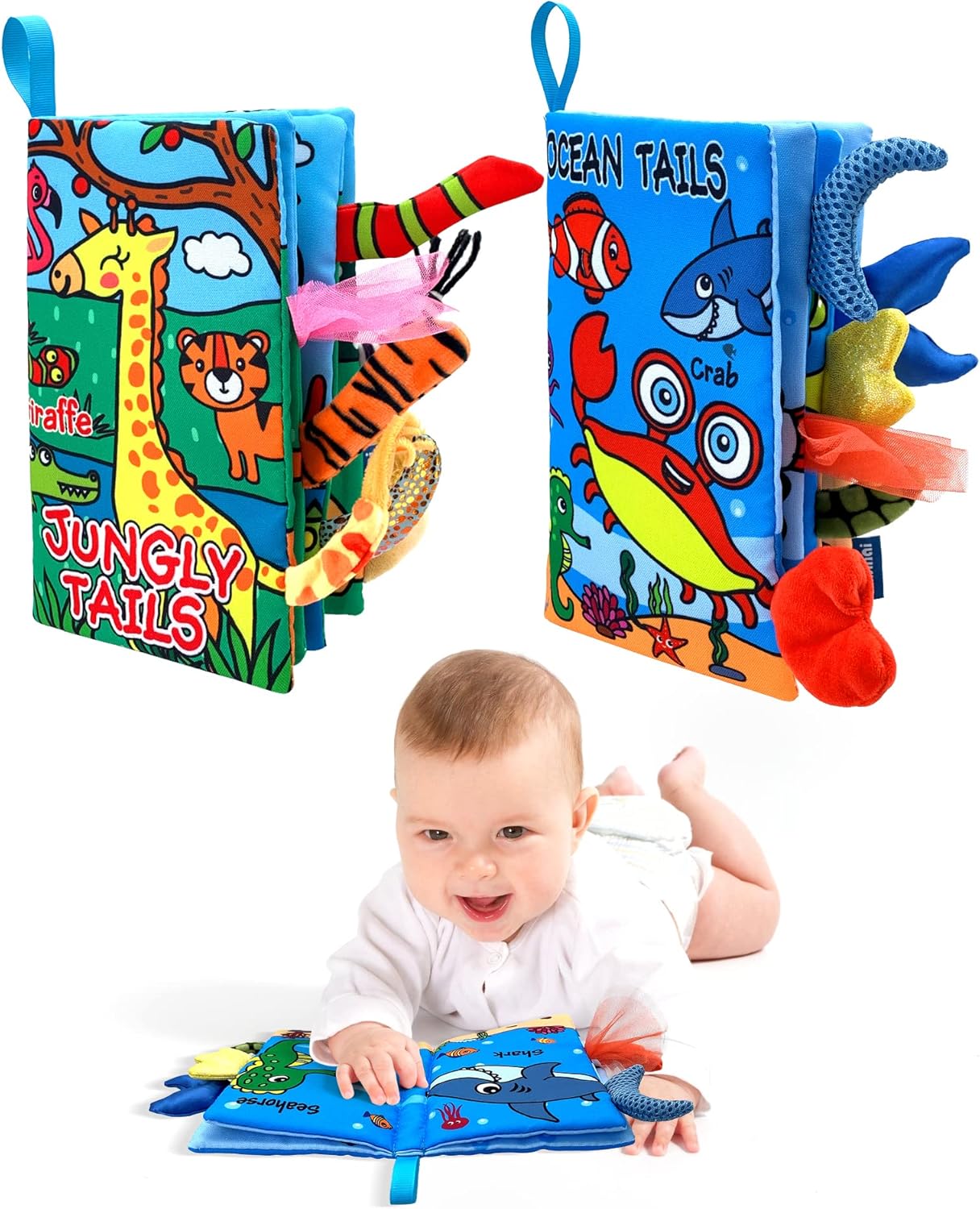 WESOTE High Contrast Baby Cloth Books - Stimulate Baby's Senses!