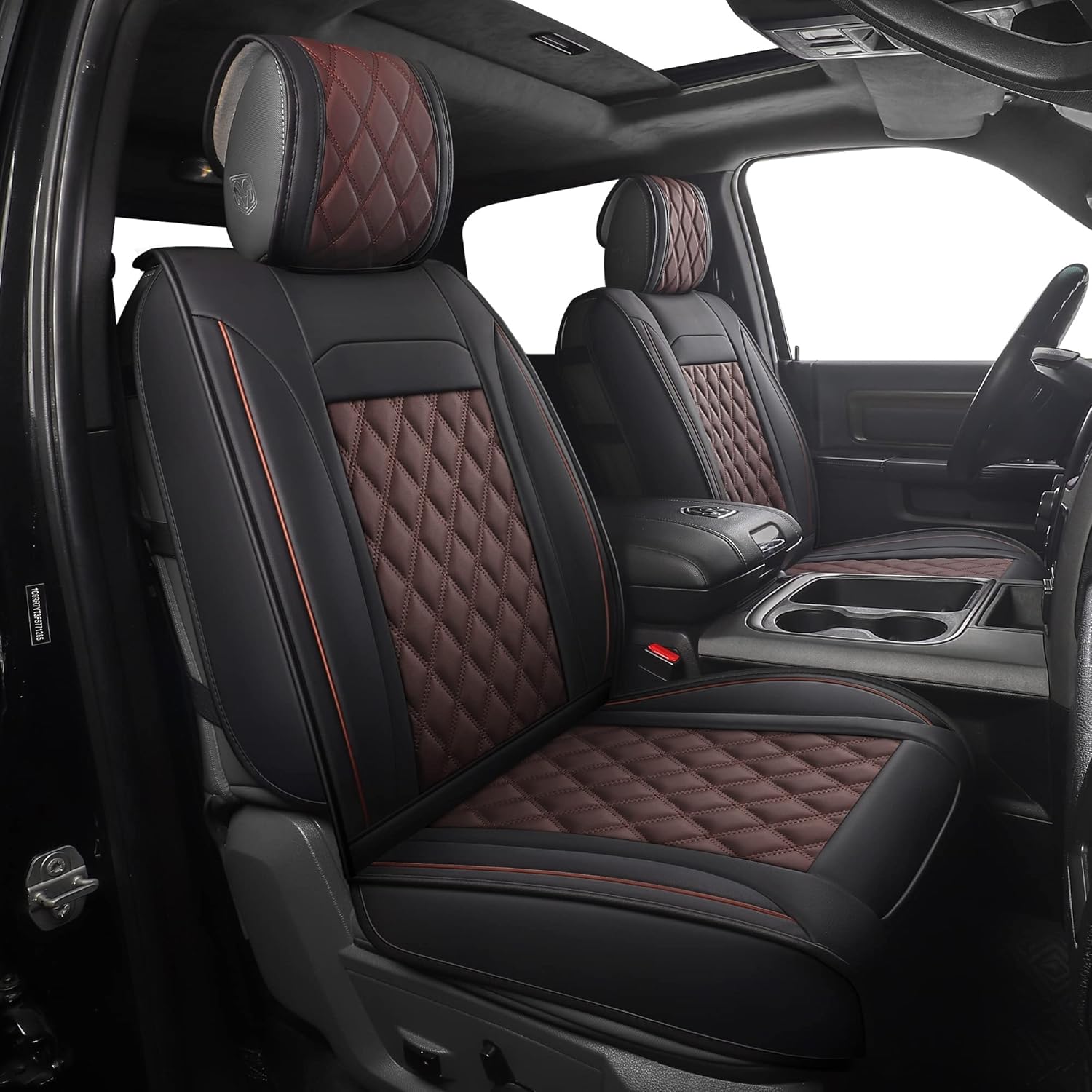 JOJOBAY Car Seat Covers for Dodge Ram 2009-2025 Pick-up Trucks