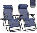 SMUG Folding Zero Gravity Chair Set of 2 for Outdoor Relaxation