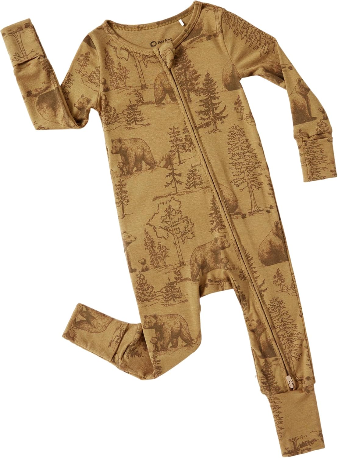Premium Soft Wool Baby Footie Pajama with 2-Way Zipper Comfort