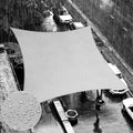 ShadeMart 11 ft x 14 ft Grey Waterproof Rectangle Shade Sail - Cooler