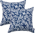 Outdoor Pillows Pack of 2 Waterproof Decorative Throw Pillows
