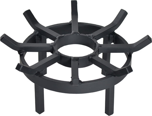 SteelFreak Wagon Wheel Firewood Grate for Fire Pit - 12 Inch