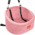Memory Foam Dog Car Seat for Small Dogs Up to 30 Pounds