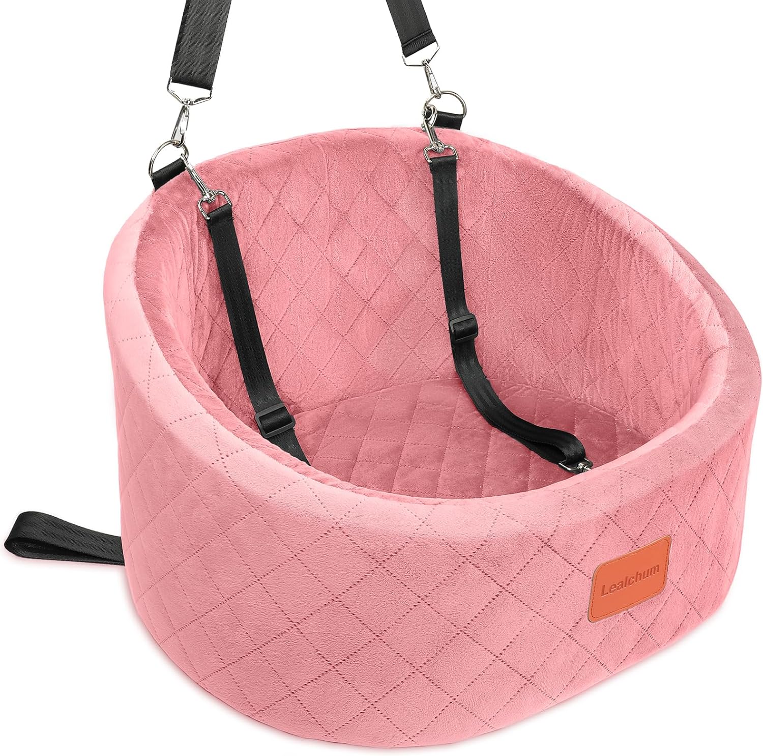 Dog Car Seat for Small Dogs Up to 30 Lbs with Memory Foam
