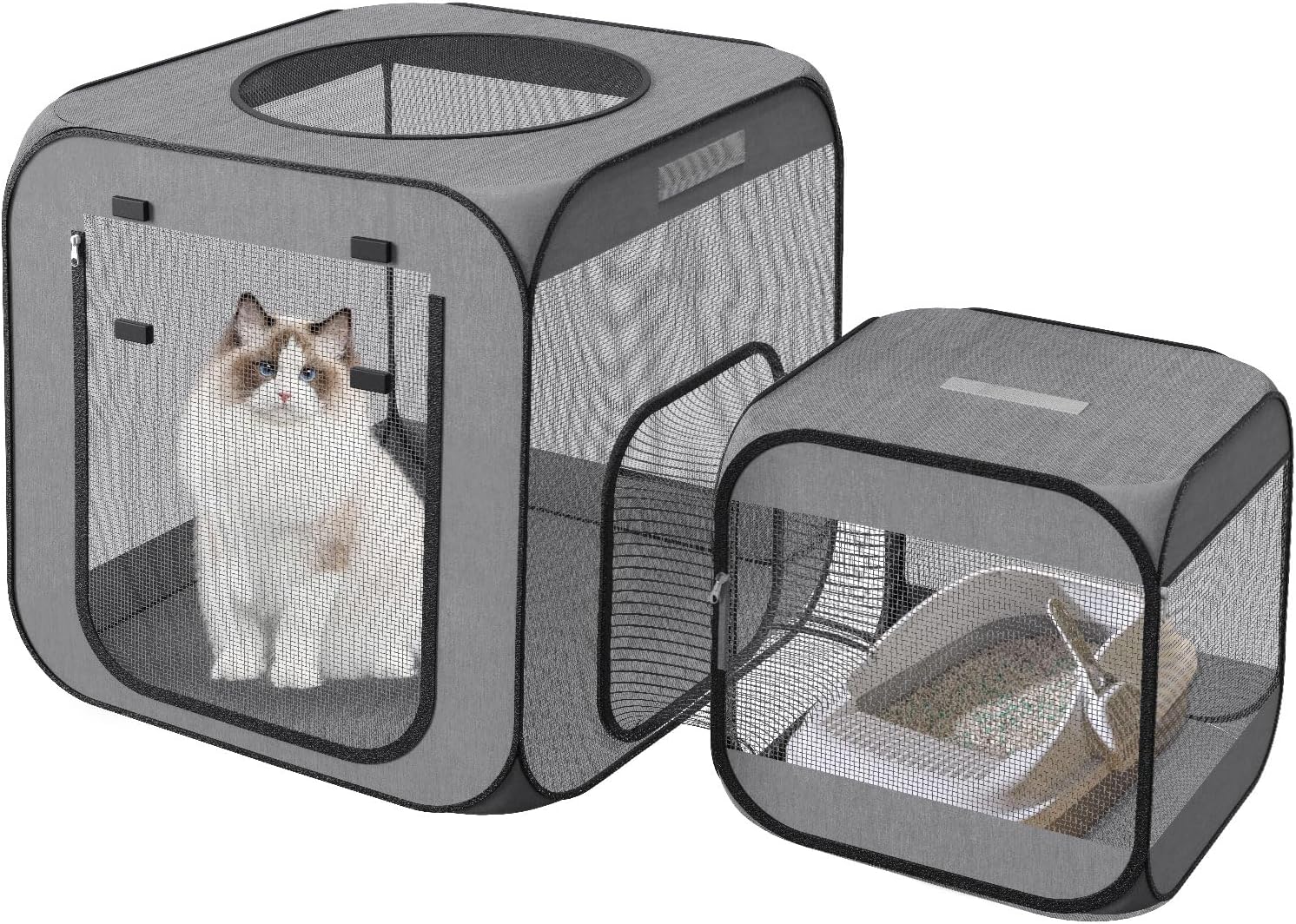 Portable Cube Cat Tent | Indoor/Outdoor Playpen