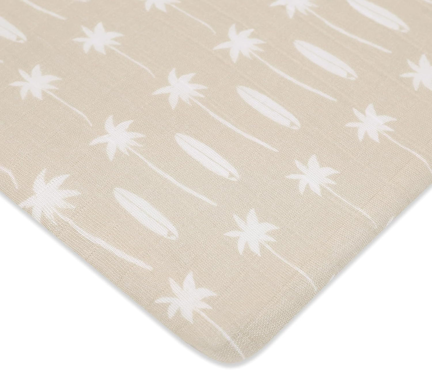 Babyletto Muslin Baby Bassinet Sheets for Cozy Sleep