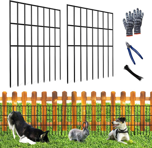 25pcs Garden Fence Animal Barrier for Dogs and Rabbits Protection