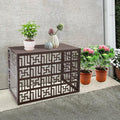 Sturdy Aluminum Outdoor AC Cover - Privacy Screen