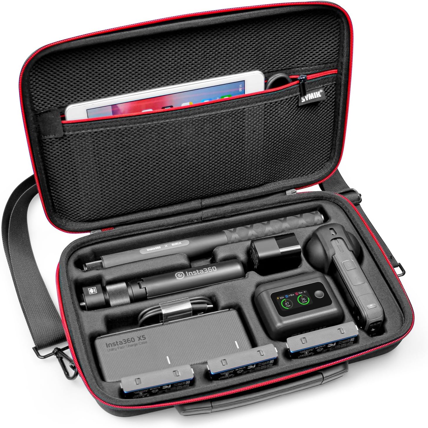 SYMIK Carrying Case for Insta360 X5 X4 - Anti-Water & Shock