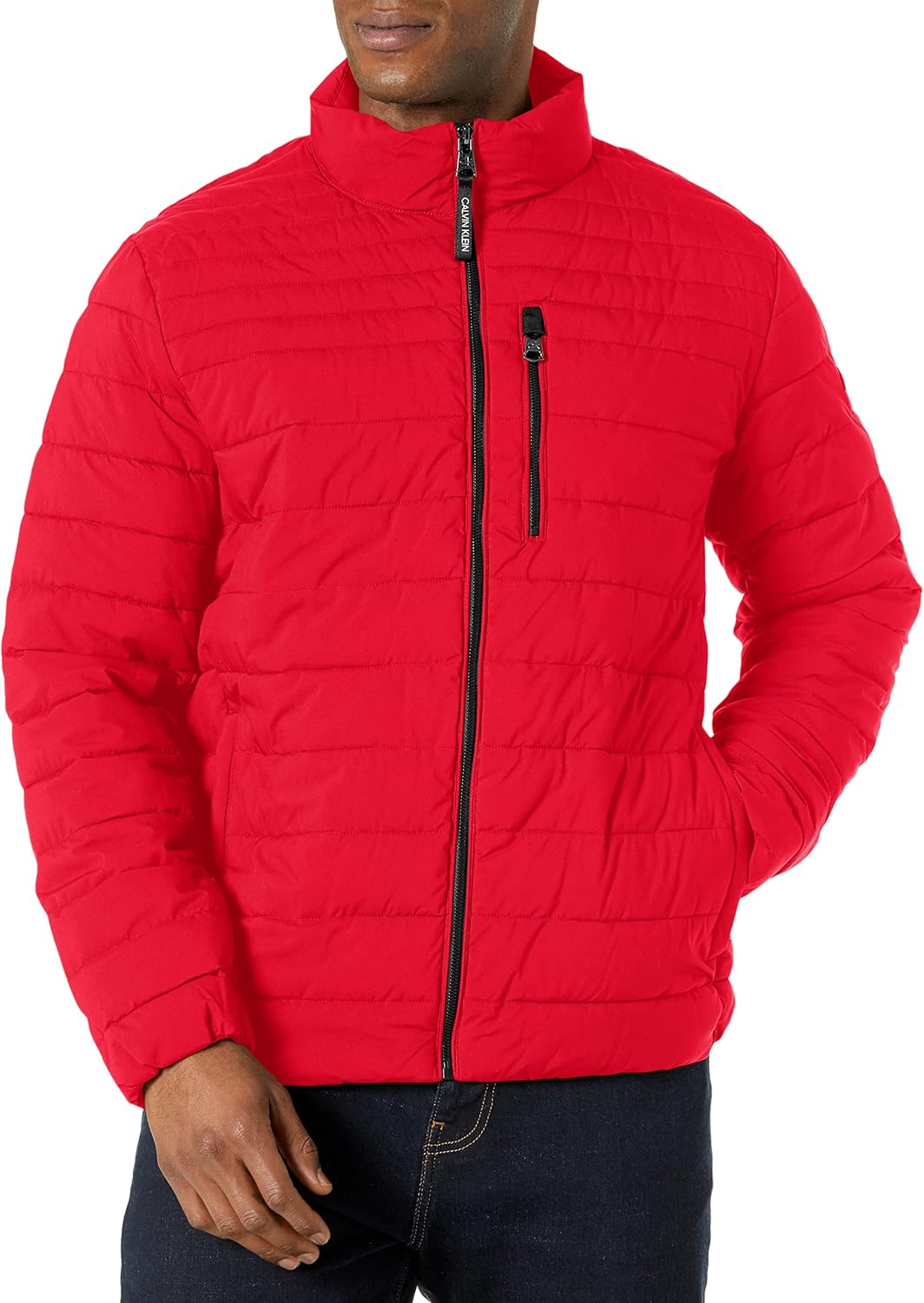 Calvin Klein Men's Full Zip Down Puffer Coat for Ultimate Warmth