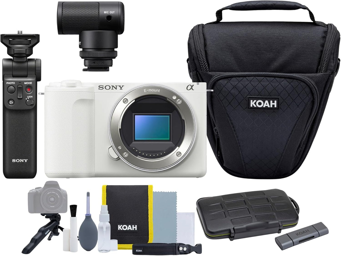 Sony Alpha ZV-E10 II Creator Kit- White