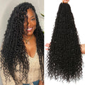 Goddess Locs Crochet Hair 24in Pack of 8 - Soft Pre-Looped Locs