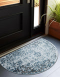 Unique Loom Sofia Collection Area Rug Casino - Hearth Light Blue/Ivory