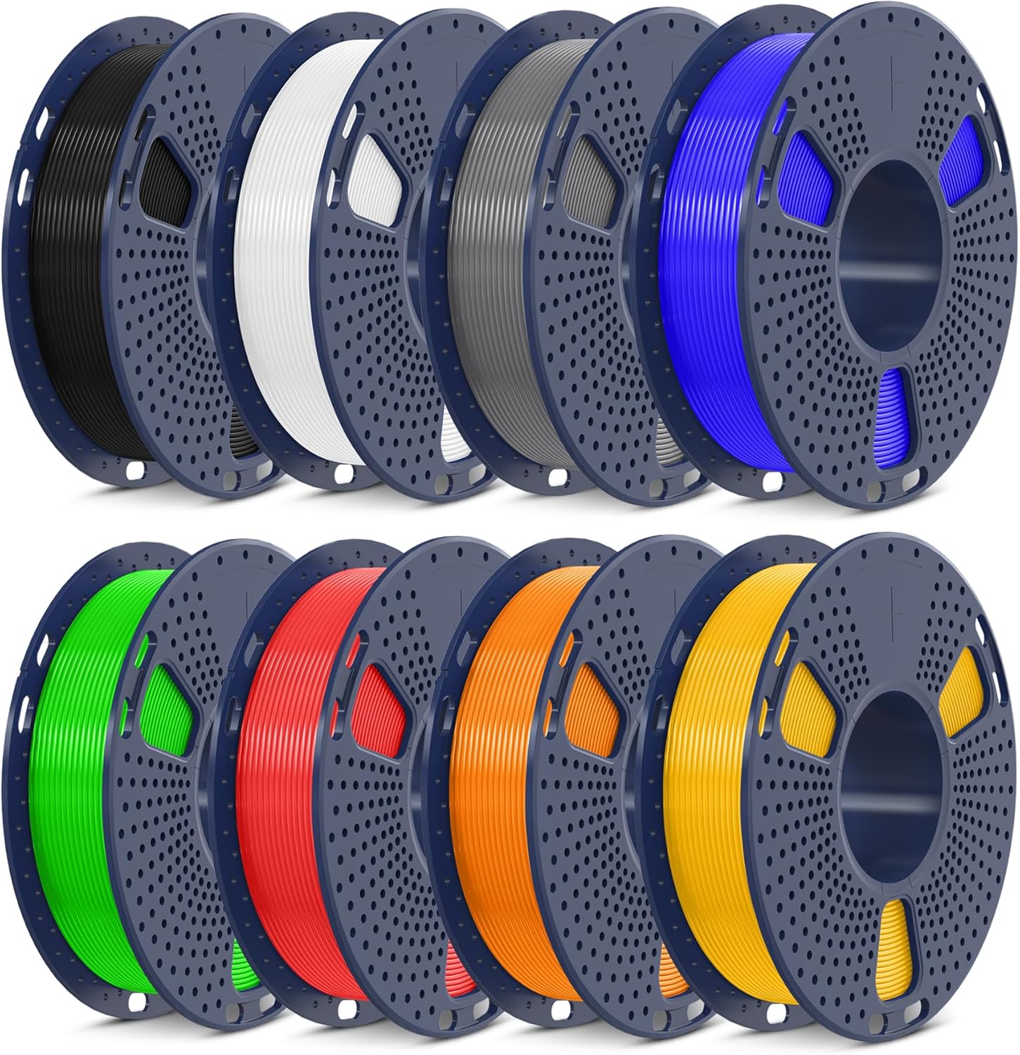 SUNLU 3D Printer Filament Pack - 8 Color PLA+ Mini Spools