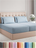 Split King 7 Piece Sheet Set - Cooling, Ultra Soft Hotel Luxury