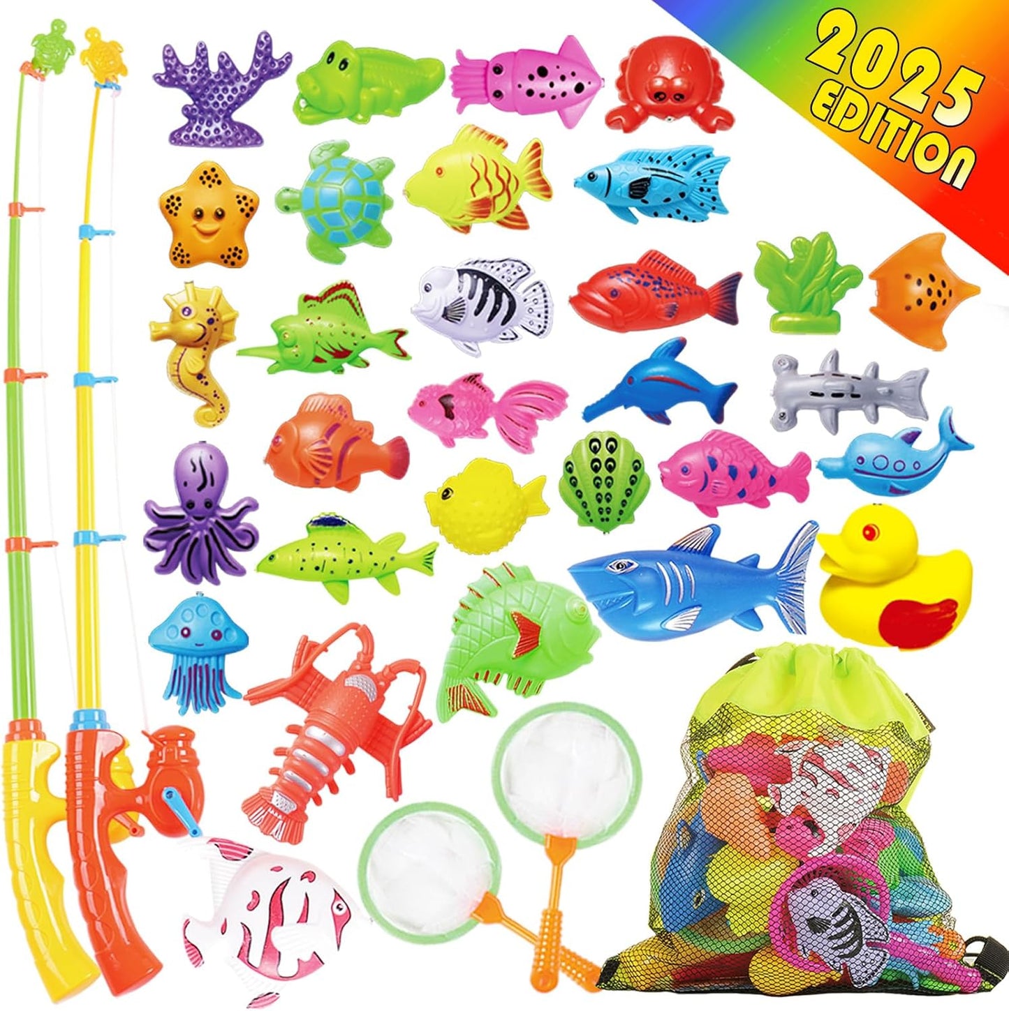 Interactive Magnetic Fishing Game - Fun for 2 Players