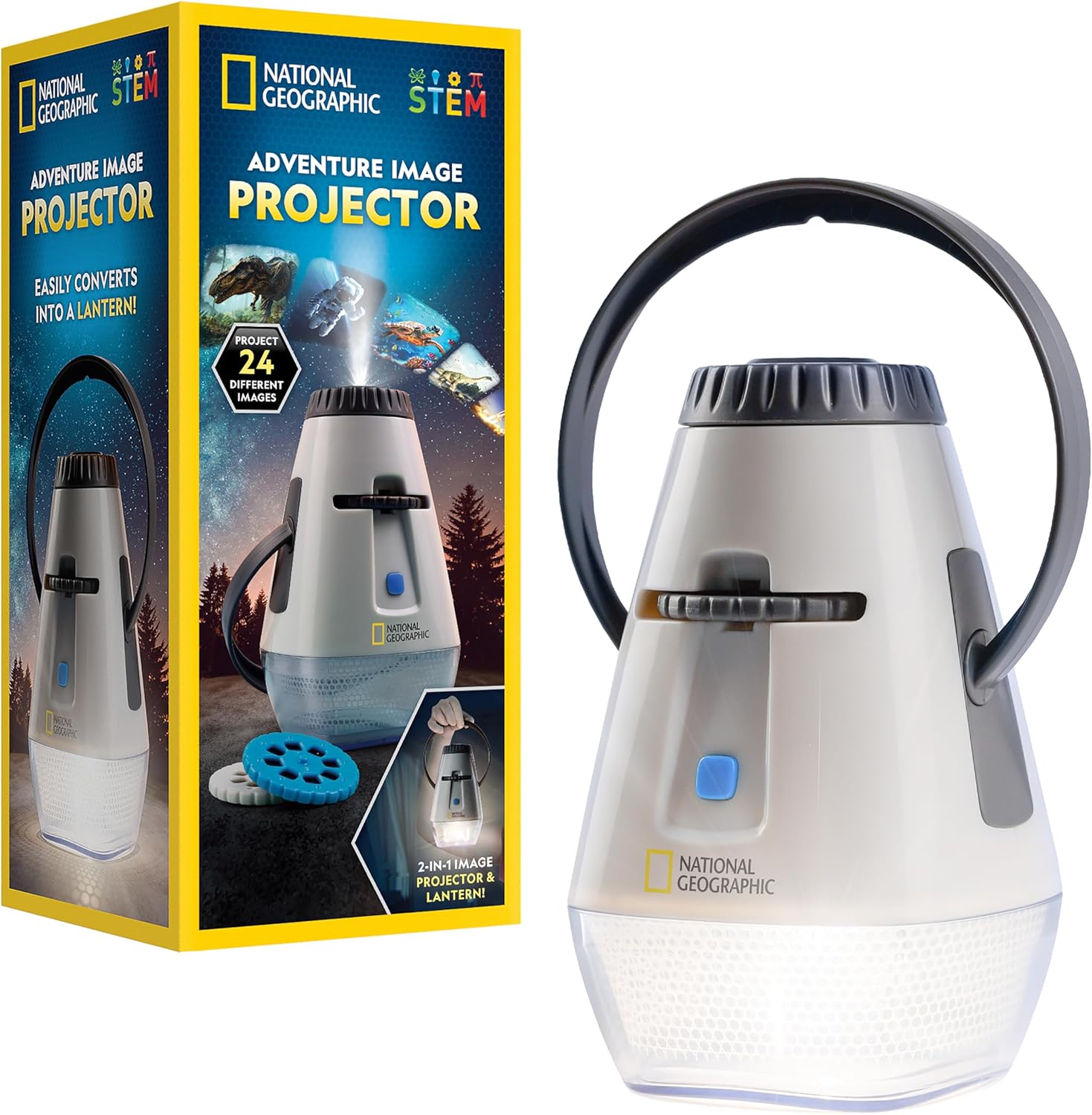 National Geographic Kids Image Projector - 24 Glow-in-The-Dark Images
