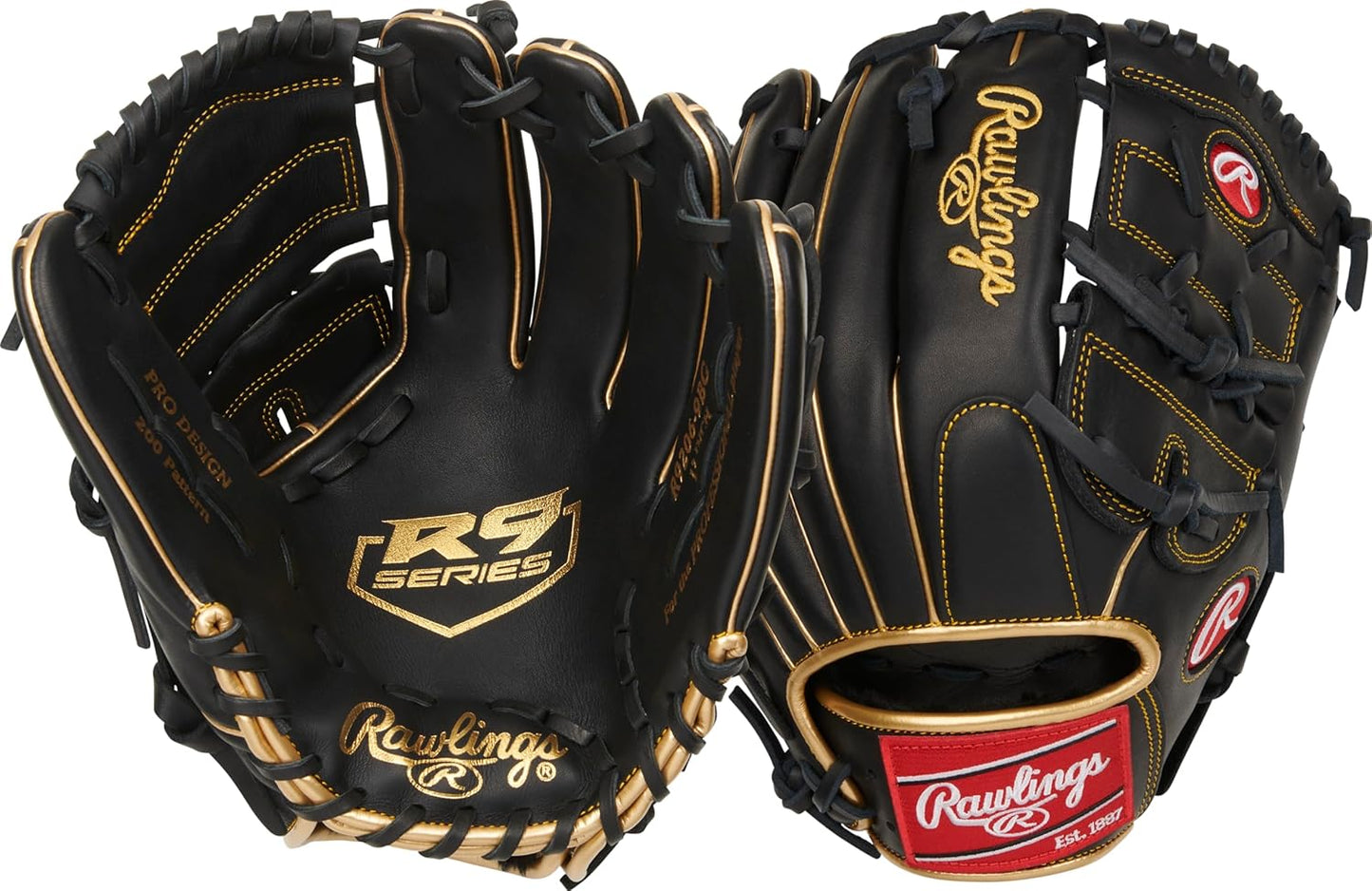 Rawlings R9 Series Baseball Glove for Youth Players Ages 8-14