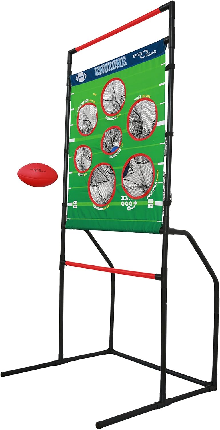 Sport Squad Endzone Challenge 2-in-1 Toss Game for Fun Outdoors