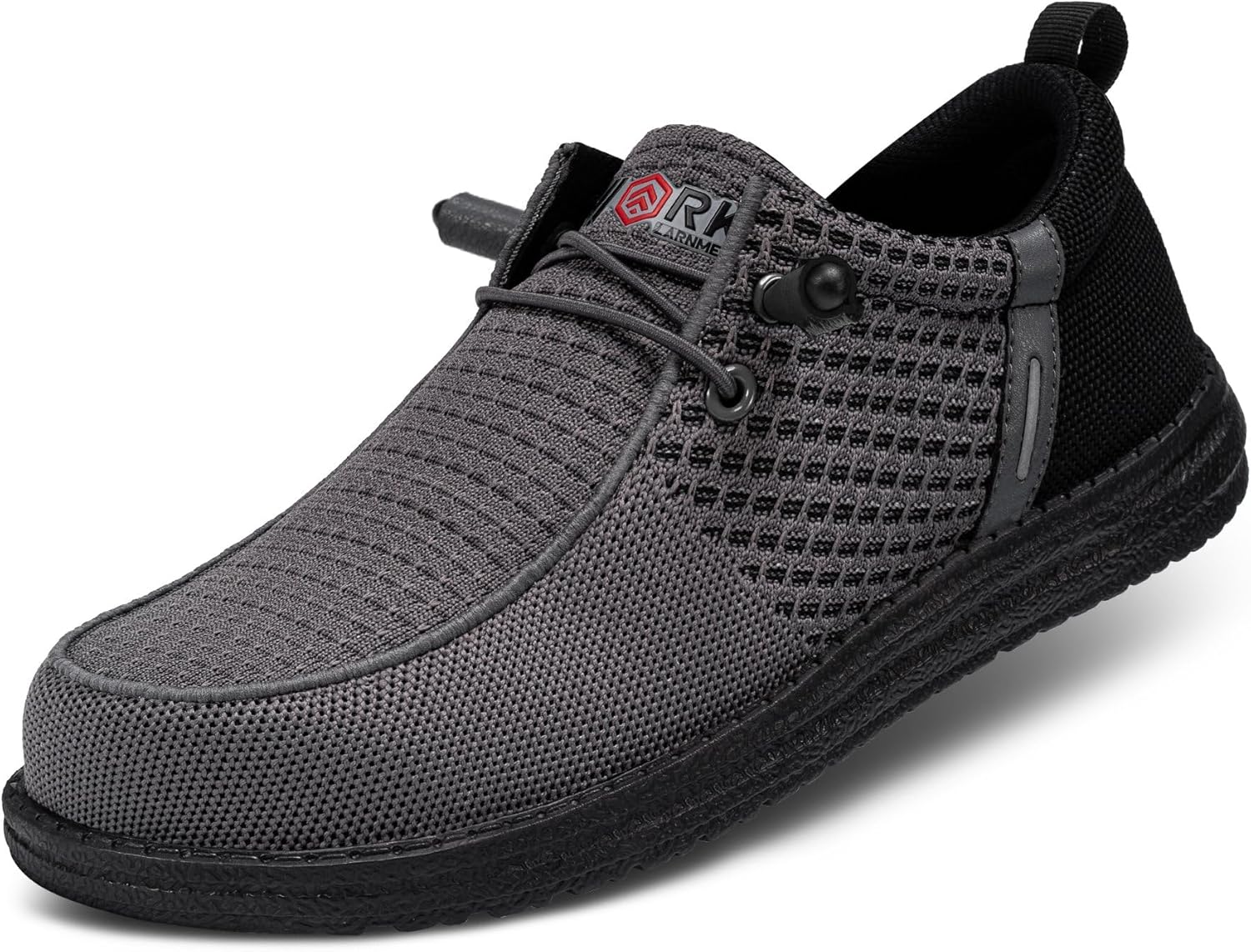 LARNMERN Steel Toe Loafers for Women - Lightweight Safety Shoes