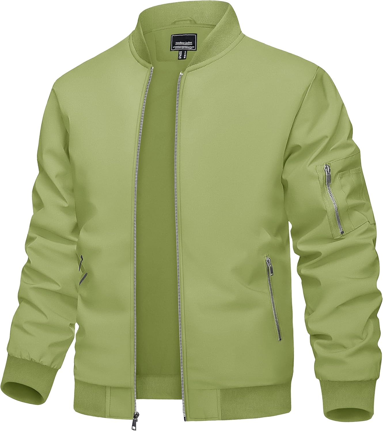 TACVASEN Men's Lightweight Bomber Jacket for Spring and Fall