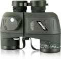 10x50 Marine Binoculars for Adults - Waterproof, Rangefinder Compass