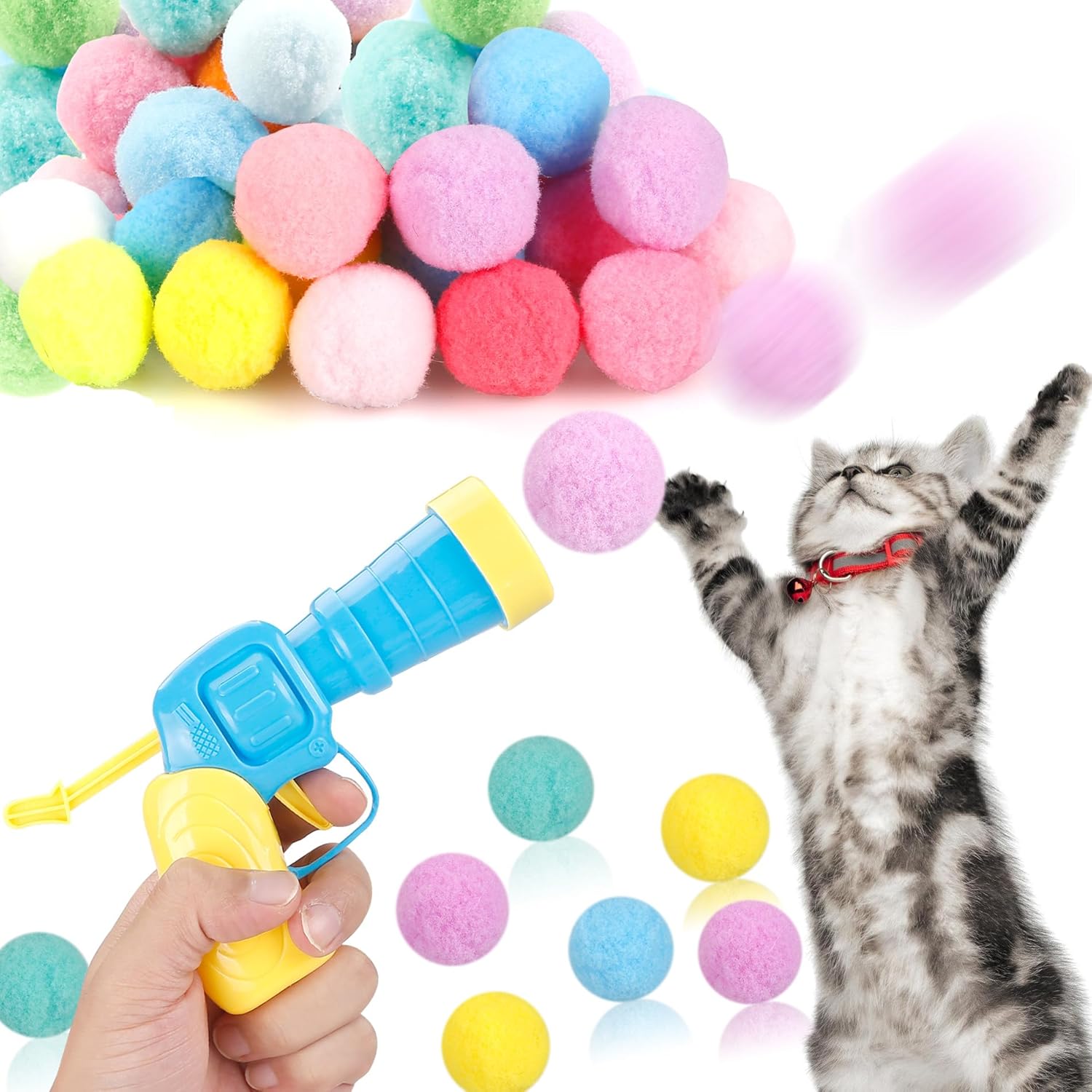 Interactive Cat Ball Launcher - Fun for Indoor Cats!