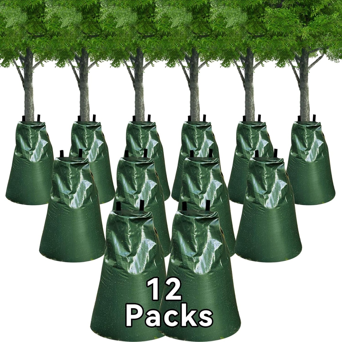 12 Pack Slow Release Tree Watering Bags for New Trees