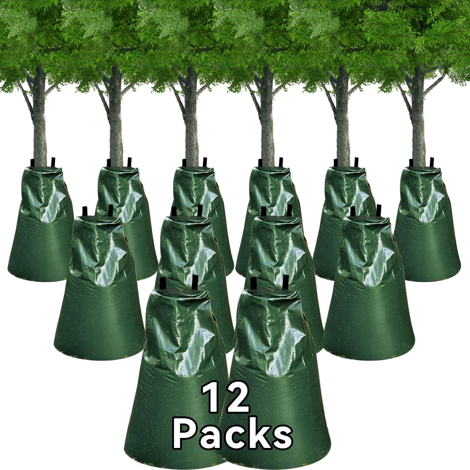 12 Pack Slow Release Tree Watering Bags for New Trees
