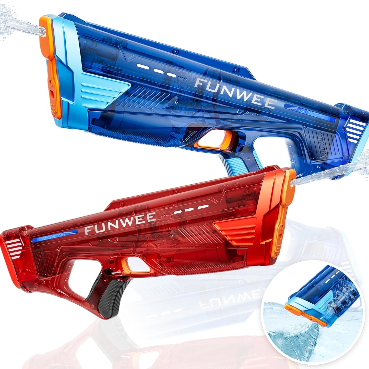 Powerful Electric Water Gun for Adults and Kids - 2 Pack