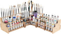 Mezzo Artist Brush and Paint Tube Organizer Rack Set - Space-Saving